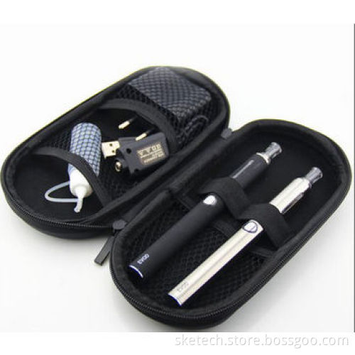 Electronic cigarette starter kit with spring coil, unique design